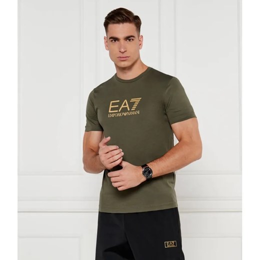 EA7 T-shirt | Slim Fit ze sklepu Gomez Fashion Store w kategorii T-shirty męskie - zdjęcie 184979996