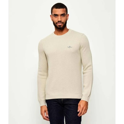 Aeronautica Militare Sweter | Regular Fit | z dodatkiem wełny ze sklepu Gomez Fashion Store w kategorii Swetry męskie - zdjęcie 184980017