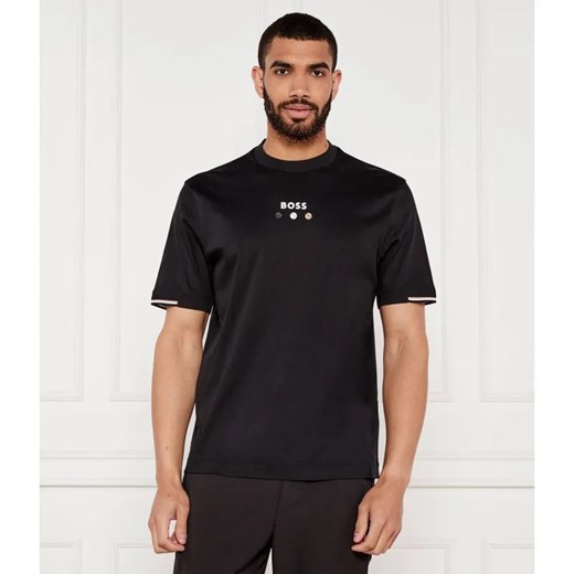 BOSS GREEN T-shirt TEE BOSS OPEN 25 | Regular Fit | stretch ze sklepu Gomez Fashion Store w kategorii T-shirty męskie - zdjęcie 184980046