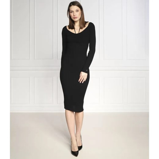 GUESS Sukienka | z dodatkiem jedwabiu ze sklepu Gomez Fashion Store w kategorii Sukienki - zdjęcie 184980075