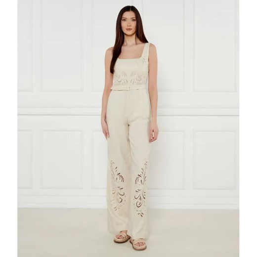 TWINSET Lniany kombinezon | Regular Fit ze sklepu Gomez Fashion Store w kategorii Kombinezony damskie - zdjęcie 184980088