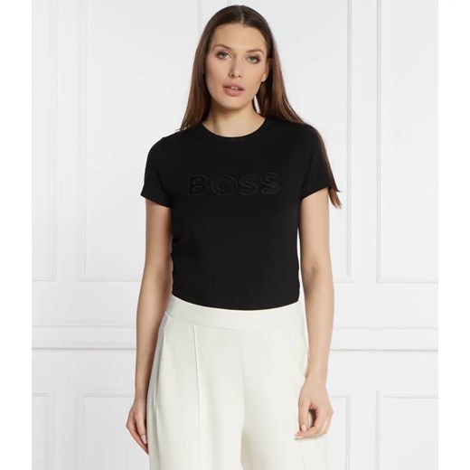 BOSS BLACK T-shirt Eventsa4 | Regular Fit ze sklepu Gomez Fashion Store w kategorii Bluzki damskie - zdjęcie 184980106