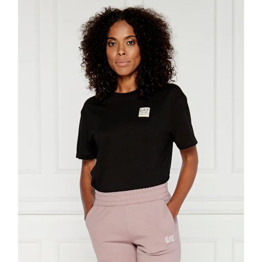 EA7 T-shirt | Regular Fit ze sklepu Gomez Fashion Store w kategorii Bluzki damskie - zdjęcie 184980115