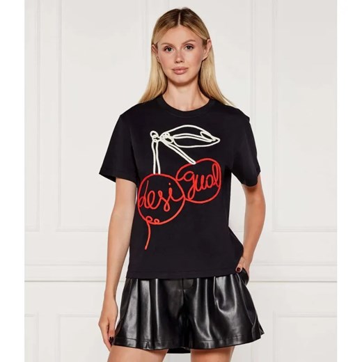 Desigual T-shirt BERLIN | Regular Fit ze sklepu Gomez Fashion Store w kategorii Bluzki damskie - zdjęcie 184980117