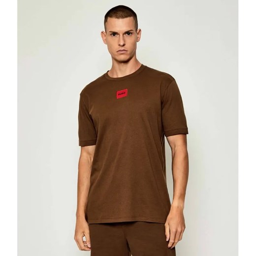 HUGO T-shirt Diragolino212 | Regular Fit ze sklepu Gomez Fashion Store w kategorii T-shirty męskie - zdjęcie 184980219