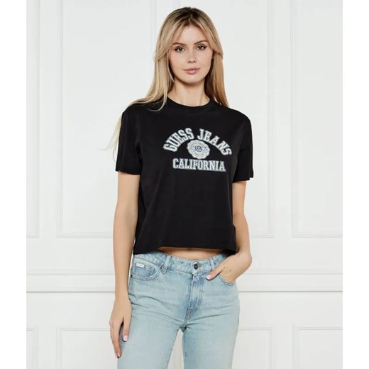 Guess Jeans T-shirt | Cropped Fit ze sklepu Gomez Fashion Store w kategorii Bluzki damskie - zdjęcie 184980225