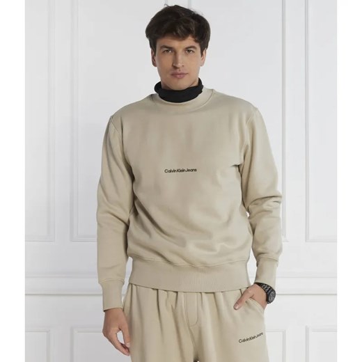 Calvin Klein Jeans Bluza INSTITUTIONAL CREW NECK | Relaxed fit ze sklepu Gomez Fashion Store w kategorii Bluzy męskie - zdjęcie 184980265
