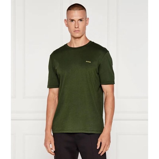 HUGO T-shirt Dero222 | Regular Fit ze sklepu Gomez Fashion Store w kategorii T-shirty męskie - zdjęcie 184980655