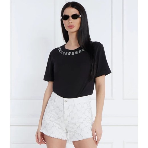 Liu Jo Sport T-shirt | Regular Fit ze sklepu Gomez Fashion Store w kategorii Bluzki damskie - zdjęcie 184980715