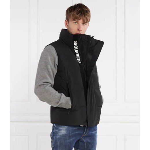 Dsquared2 Puchowy bezrękawnik | Regular Fit ze sklepu Gomez Fashion Store w kategorii Kamizelki męskie - zdjęcie 184980779