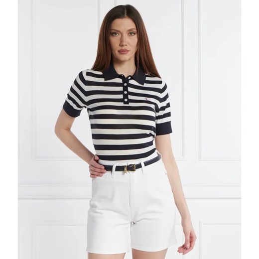 Tommy Hilfiger Polo | Regular Fit ze sklepu Gomez Fashion Store w kategorii Bluzki damskie - zdjęcie 184980807