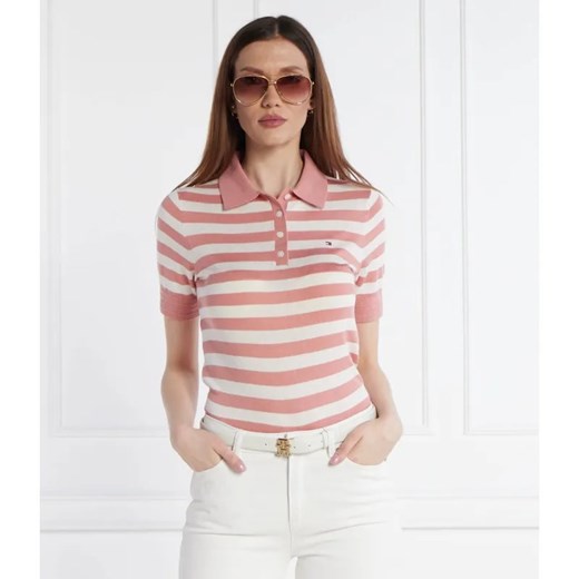 Tommy Hilfiger Polo | Regular Fit ze sklepu Gomez Fashion Store w kategorii Bluzki damskie - zdjęcie 184981115