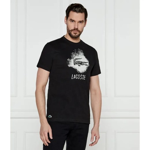 Lacoste T-shirt Ultra Dry Graphic | Regular Fit ze sklepu Gomez Fashion Store w kategorii T-shirty męskie - zdjęcie 184981147