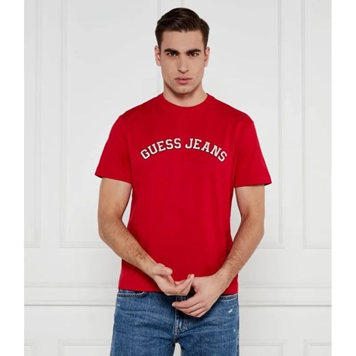 Guess Jeans T-shirt COLLEGIATE | Regular Fit ze sklepu Gomez Fashion Store w kategorii T-shirty męskie - zdjęcie 184981177