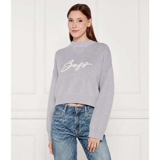 BOSS ORANGE Sweter C_Finevra | Relaxed fit ze sklepu Gomez Fashion Store w kategorii Swetry damskie - zdjęcie 184981449
