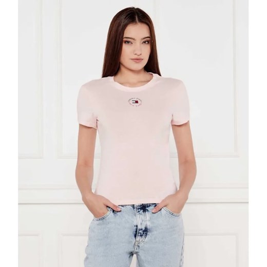 Tommy Jeans T-shirt | Slim Fit ze sklepu Gomez Fashion Store w kategorii Bluzki damskie - zdjęcie 184981897