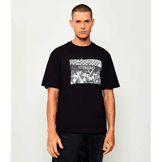Iceberg T-shirt | Regular Fit ze sklepu Gomez Fashion Store w kategorii T-shirty męskie - zdjęcie 184981898