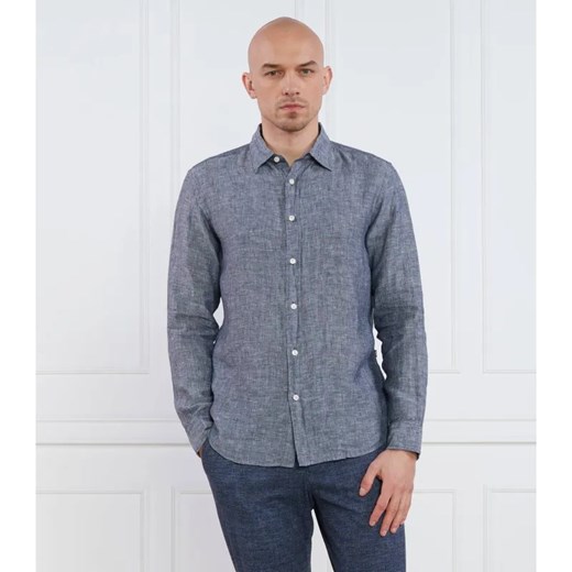 BOSS BLACK Lniana koszula Liam | Regular Fit ze sklepu Gomez Fashion Store w kategorii Koszule męskie - zdjęcie 184981956