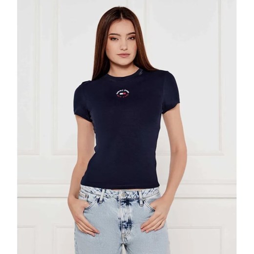 Tommy Jeans T-shirt | Slim Fit ze sklepu Gomez Fashion Store w kategorii Bluzki damskie - zdjęcie 184981986