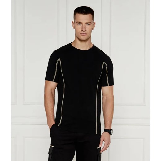 BOSS GREEN T-shirt Tape | Regular Fit | stretch ze sklepu Gomez Fashion Store w kategorii T-shirty męskie - zdjęcie 184982005