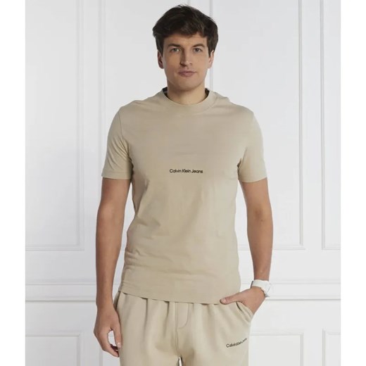 Calvin Klein Jeans T-shirt INSTITUTIONAL | Regular Fit ze sklepu Gomez Fashion Store w kategorii T-shirty męskie - zdjęcie 184982056