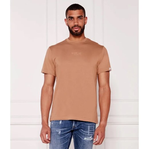Replay T-shirt | Regular Fit ze sklepu Gomez Fashion Store w kategorii T-shirty męskie - zdjęcie 184982088