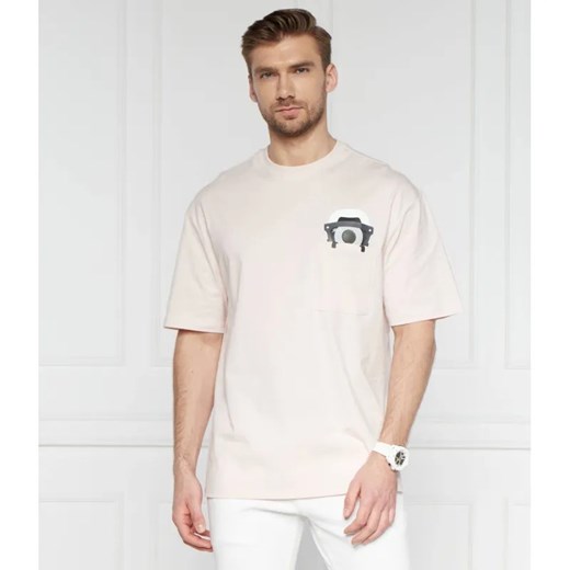 Karl Lagerfeld T-shirt CREWNECK | Regular Fit ze sklepu Gomez Fashion Store w kategorii T-shirty męskie - zdjęcie 184982486