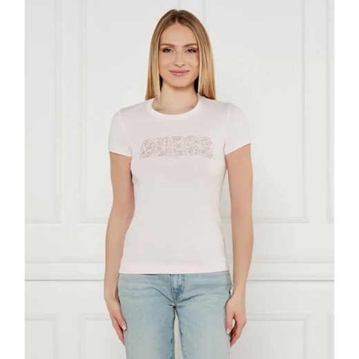GUESS T-shirt | Slim Fit ze sklepu Gomez Fashion Store w kategorii Bluzki damskie - zdjęcie 184982558