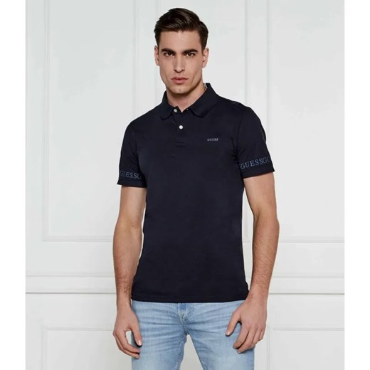 GUESS Polo NOLAN | Extra slim fit ze sklepu Gomez Fashion Store w kategorii T-shirty męskie - zdjęcie 184982657