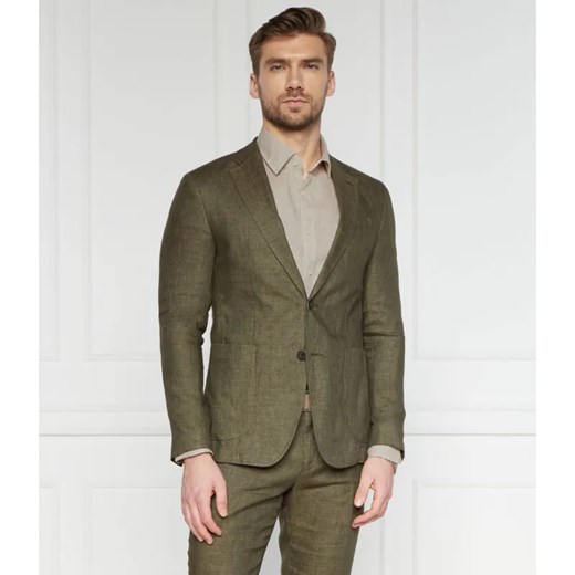 Joop! Lniana marynarka Hoverest | Slim Fit ze sklepu Gomez Fashion Store w kategorii Marynarki męskie - zdjęcie 184982716
