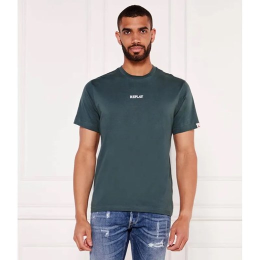 Replay T-shirt | Regular Fit ze sklepu Gomez Fashion Store w kategorii T-shirty męskie - zdjęcie 184982719
