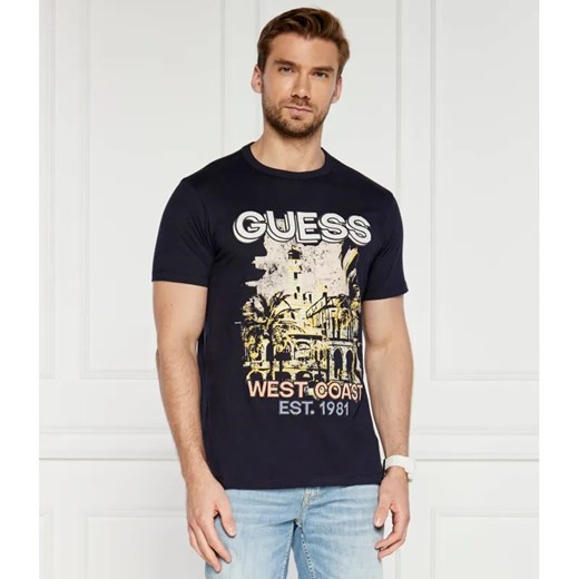 GUESS T-shirt WEAST COAST | Regular Fit ze sklepu Gomez Fashion Store w kategorii T-shirty męskie - zdjęcie 184982745