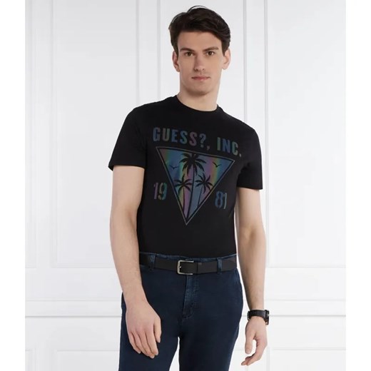 GUESS T-shirt | Slim Fit ze sklepu Gomez Fashion Store w kategorii T-shirty męskie - zdjęcie 184982779