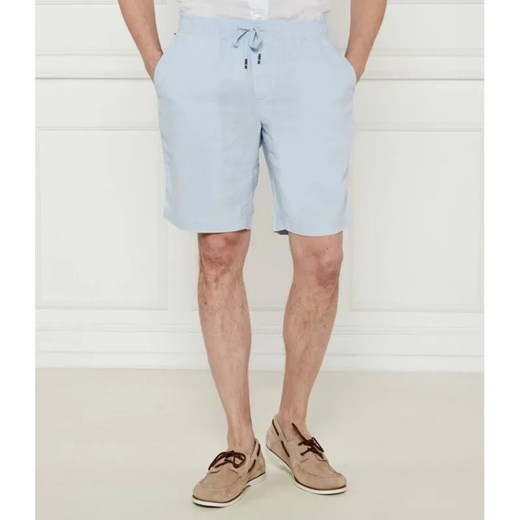 Tommy Hilfiger Lniane szorty HARLEM PO | Regular Fit ze sklepu Gomez Fashion Store w kategorii Spodenki męskie - zdjęcie 184982798