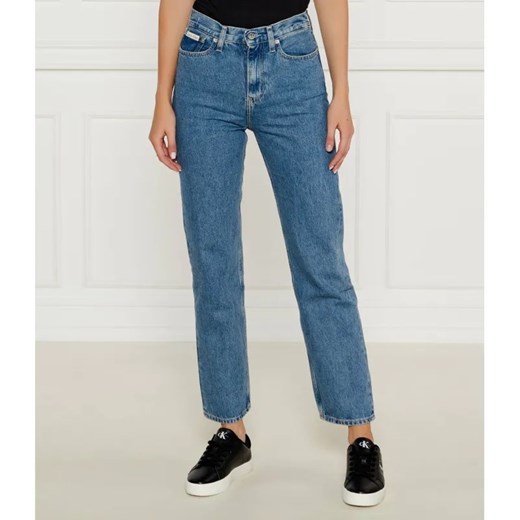 Calvin Klein Jeans Jeansy | Straight fit ze sklepu Gomez Fashion Store w kategorii Jeansy damskie - zdjęcie 184982819