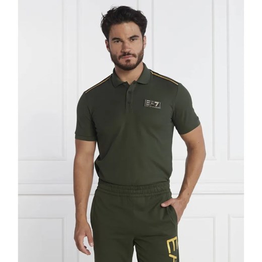 EA7 Polo | Regular Fit ze sklepu Gomez Fashion Store w kategorii T-shirty męskie - zdjęcie 184982895