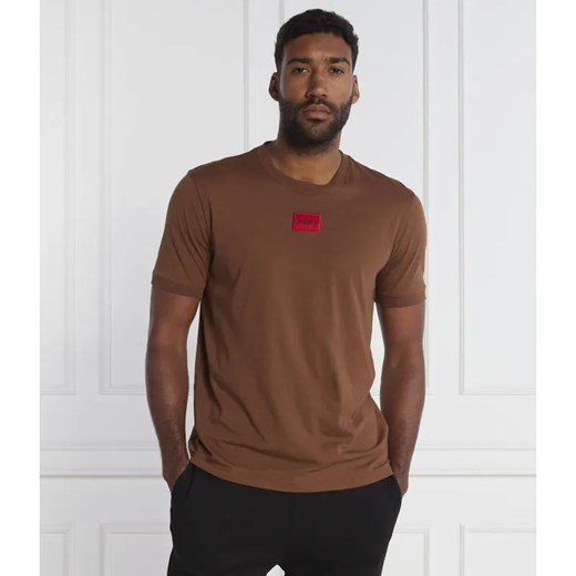 HUGO T-shirt Diragolino212 | Regular Fit ze sklepu Gomez Fashion Store w kategorii T-shirty męskie - zdjęcie 184983029