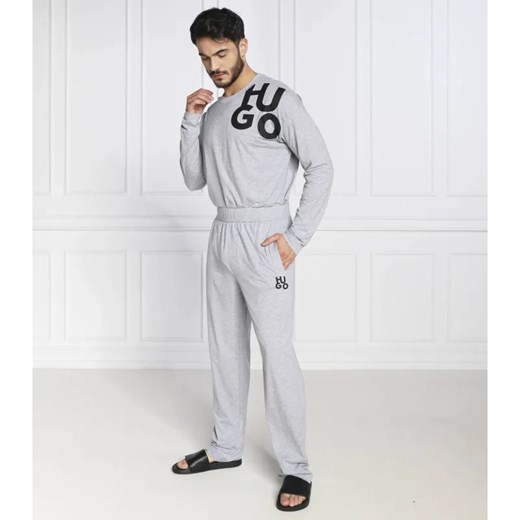 Hugo Bodywear Piżama Tagged Long Set | Regular Fit ze sklepu Gomez Fashion Store w kategorii Piżamy męskie - zdjęcie 184983047