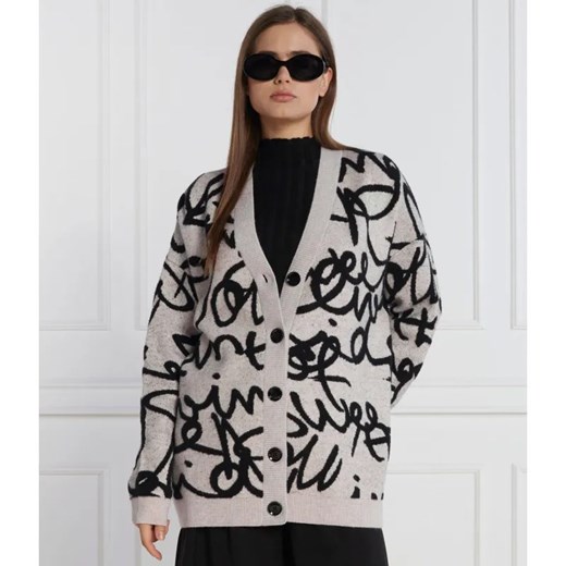 Desigual Kardigan | Regular Fit | z dodatkiem wełny ze sklepu Gomez Fashion Store w kategorii Swetry damskie - zdjęcie 184983158