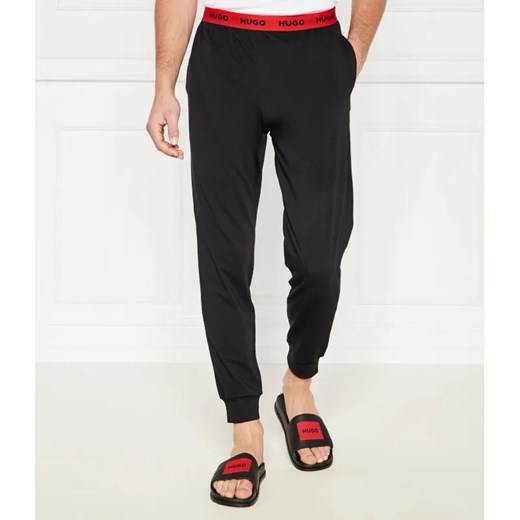 Hugo Bodywear Spodnie od piżamy Linked | Regular Fit ze sklepu Gomez Fashion Store w kategorii Piżamy męskie - zdjęcie 184983209