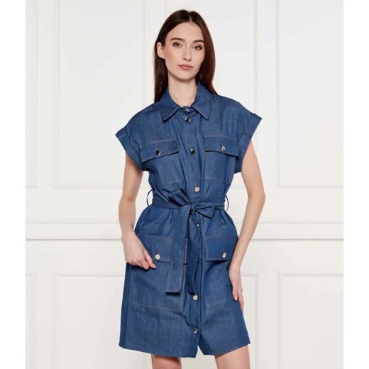Liu Jo Jeansowa sukienka z paskiem ze sklepu Gomez Fashion Store w kategorii Sukienki - zdjęcie 184983239