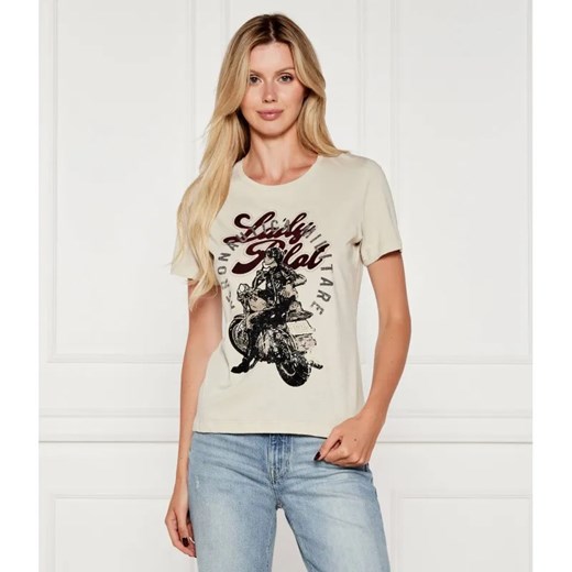 Aeronautica Militare T-shirt | Regular Fit ze sklepu Gomez Fashion Store w kategorii Bluzki damskie - zdjęcie 184983357