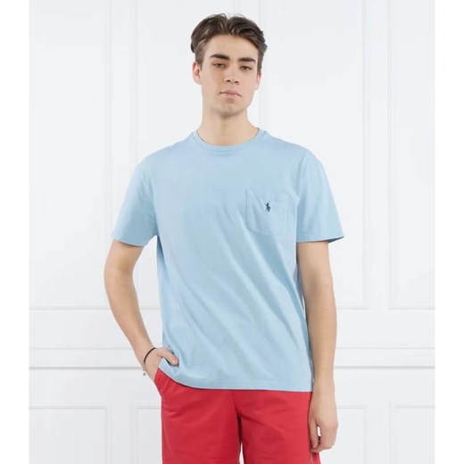 POLO RALPH LAUREN T-shirt | z dodatkiem lnu ze sklepu Gomez Fashion Store w kategorii T-shirty męskie - zdjęcie 184983397