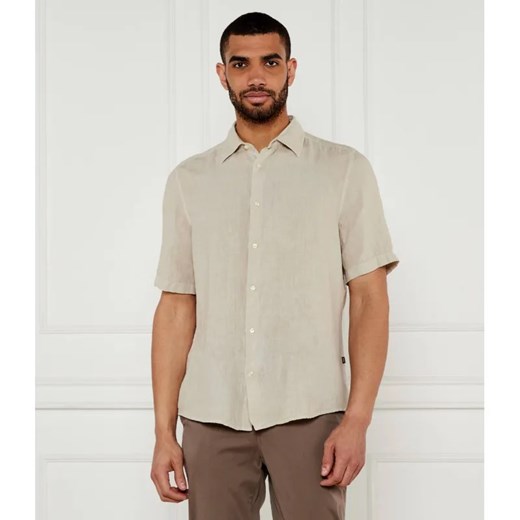 BOSS ORANGE Lniana koszula Rash_2_M | Regular Fit ze sklepu Gomez Fashion Store w kategorii Koszule męskie - zdjęcie 184983466