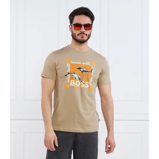 BOSS ORANGE T-shirt TeeShark | Regular Fit ze sklepu Gomez Fashion Store w kategorii T-shirty męskie - zdjęcie 184983526