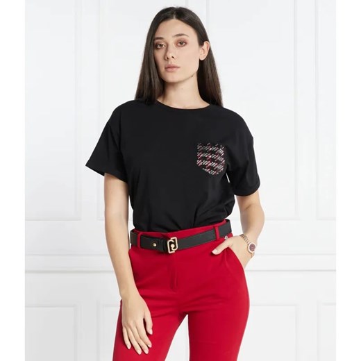 Liu Jo T-shirt | Regular Fit ze sklepu Gomez Fashion Store w kategorii Bluzki damskie - zdjęcie 184983617