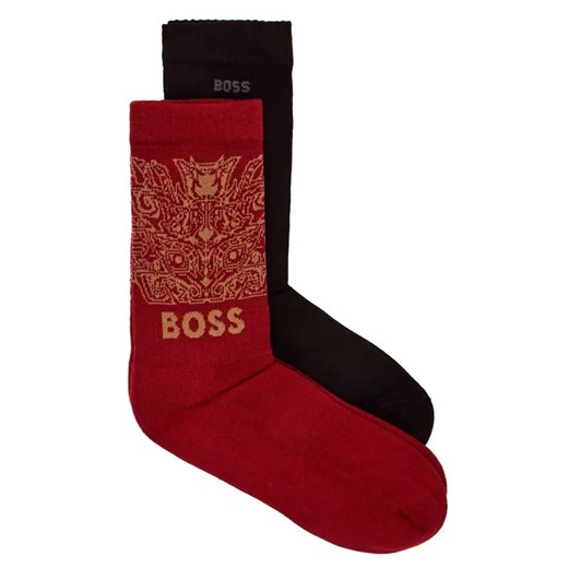 BOSS BLACK Skarpety 2-pack 2P QS Rib LNY CC ze sklepu Gomez Fashion Store w kategorii Skarpetki męskie - zdjęcie 184983717