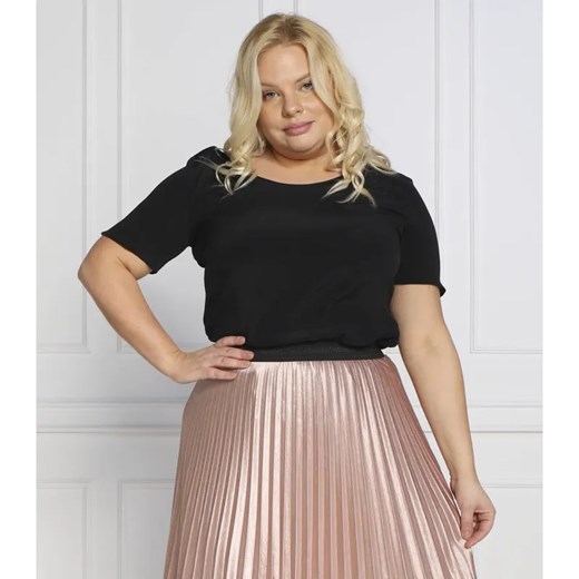 Persona by Marina Rinaldi Bluzka BELLA pluse size | Regular Fit | z dodatkiem jedwabiu ze sklepu Gomez Fashion Store w kategorii Bluzki damskie - zdjęcie 184983848
