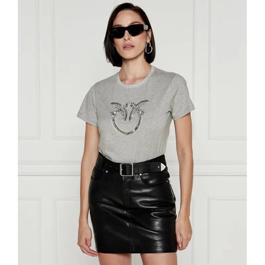 Pinko T-shirt QUENTIN | Regular Fit ze sklepu Gomez Fashion Store w kategorii Bluzki damskie - zdjęcie 184983977
