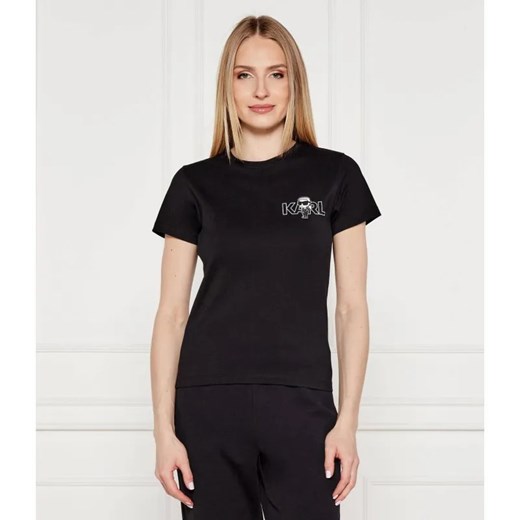 Karl Lagerfeld T-shirt ikon seasonal | Slim Fit ze sklepu Gomez Fashion Store w kategorii Bluzki damskie - zdjęcie 184984007